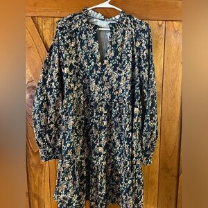 Floral Long Sleeve Dress